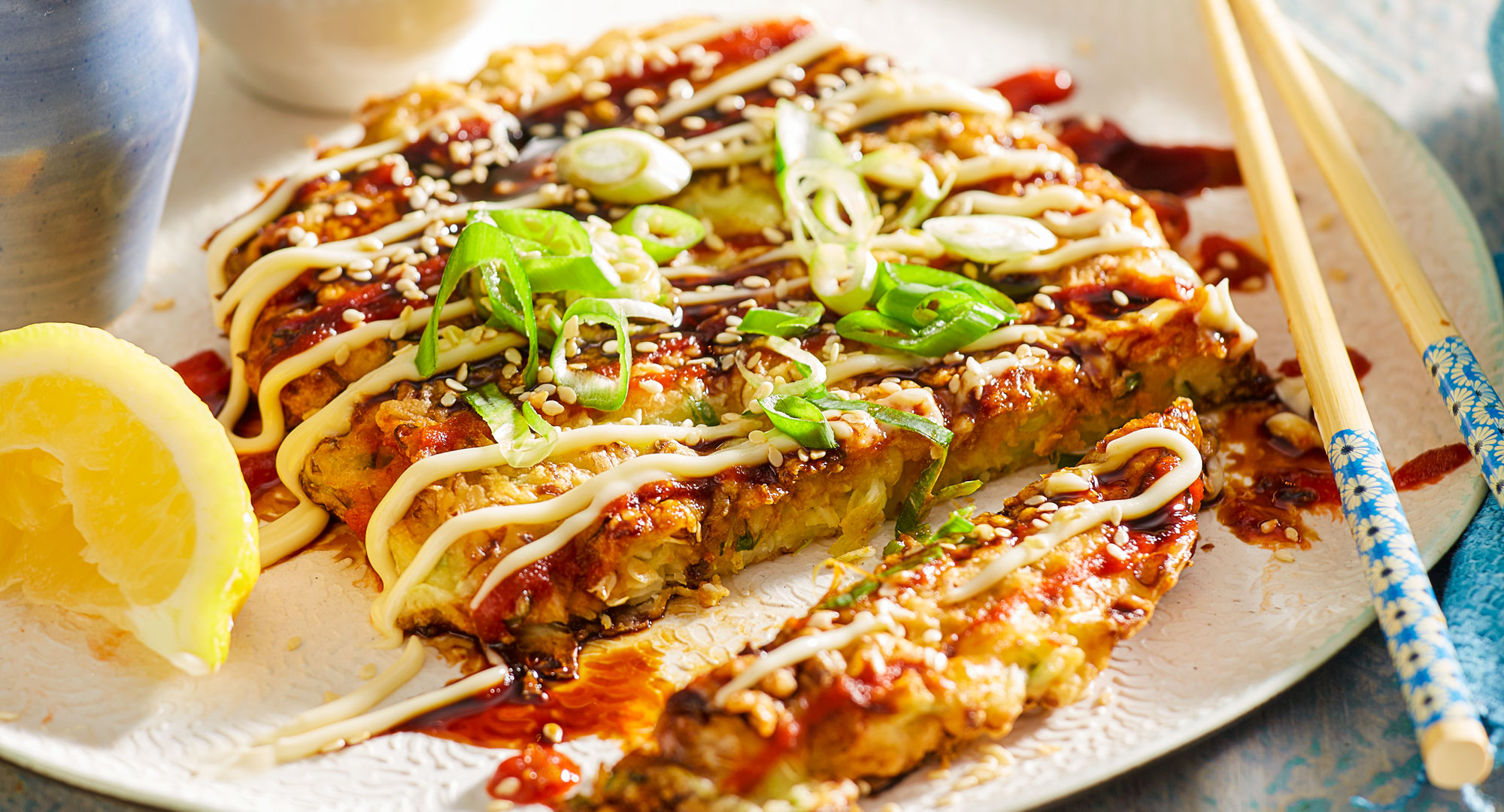 japanese street food okonomiyaki