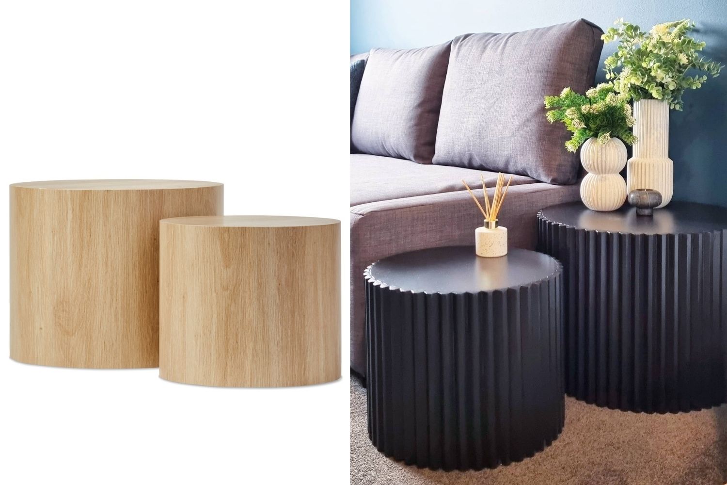 Downtown globaal verraad How to make stunning fluted side tables with Kmart items | Better Homes and  Gardens