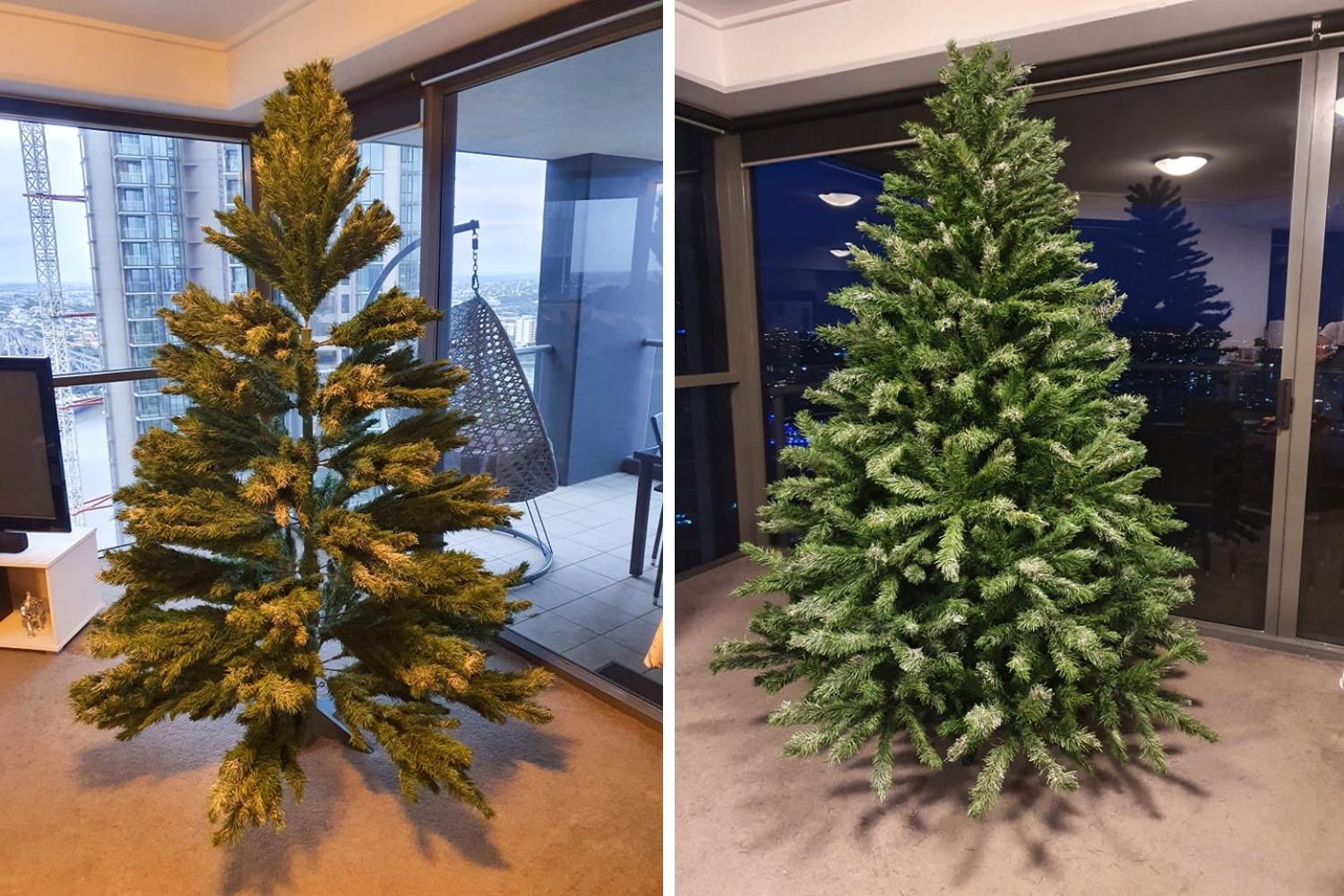 How to fluff a Christmas tree - 6 easy tips to follow