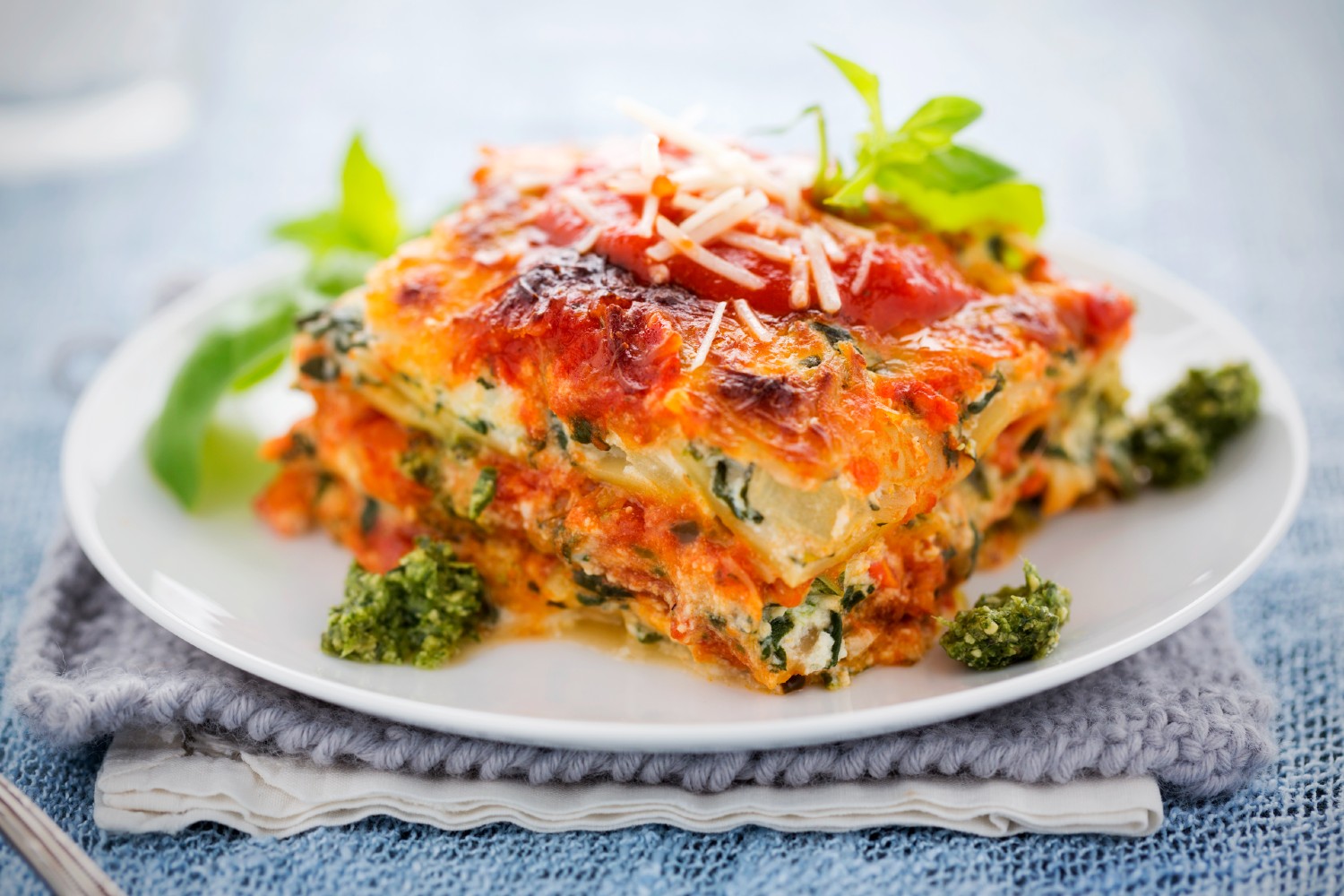 Vegetarian lasagne with spinach and ricotta recipe Recipe | Better ...