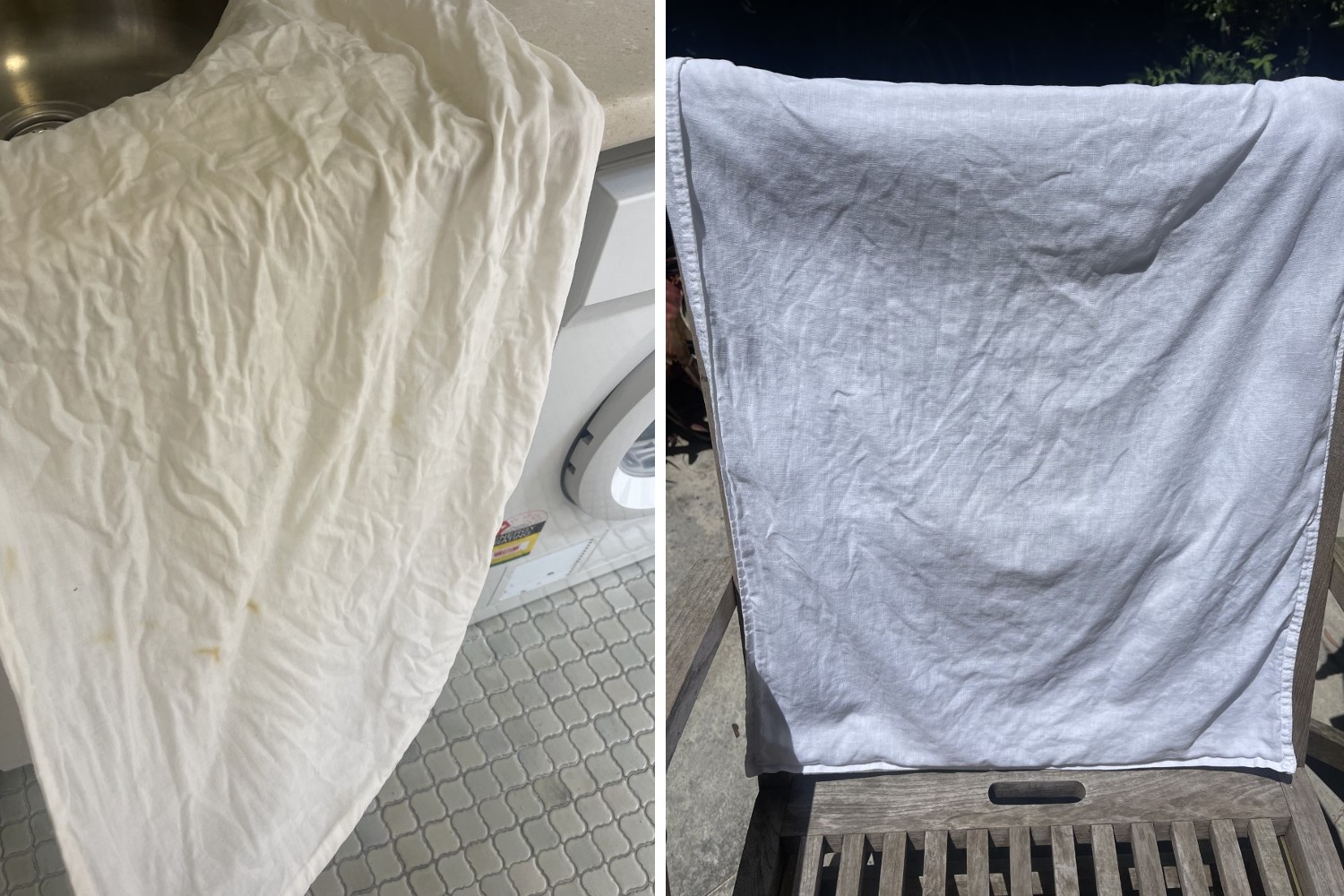 How to clean your yellowed pillow cases