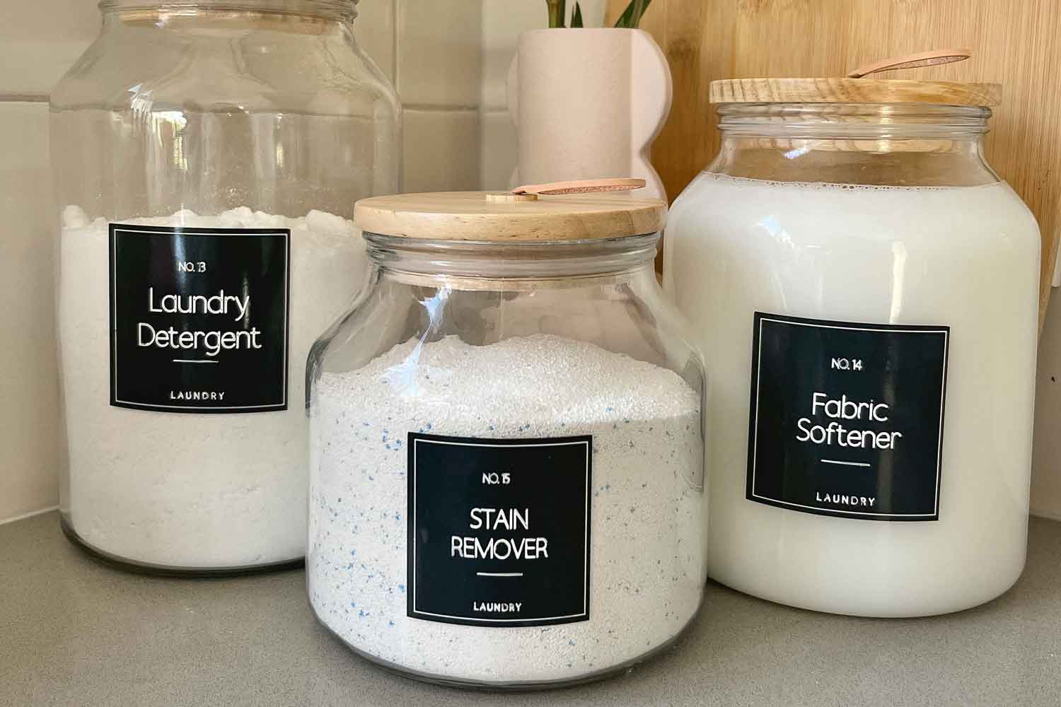 DIY Laundry Room Labels on Cricut Joy - Clean and Scentsible