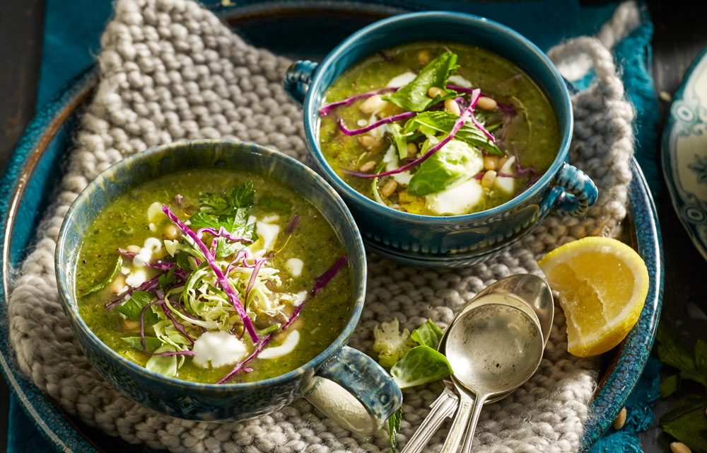 Spinach, broccoli and zucchini soup Recipe | Better Homes and Gardens