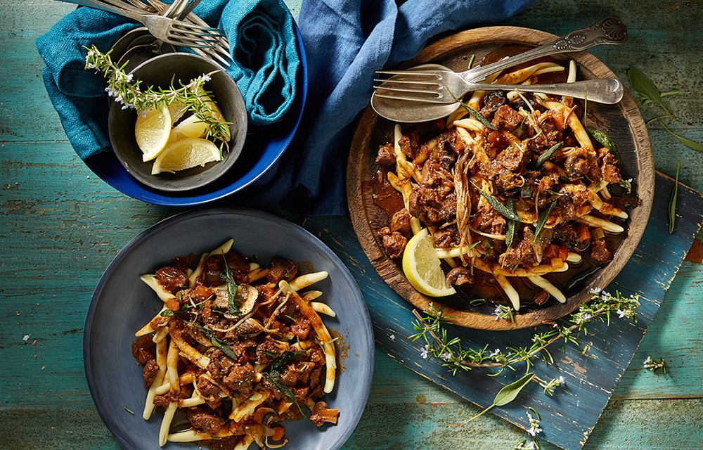 Hearty meat ragu with mixed mushrooms  Better Homes and Gardens