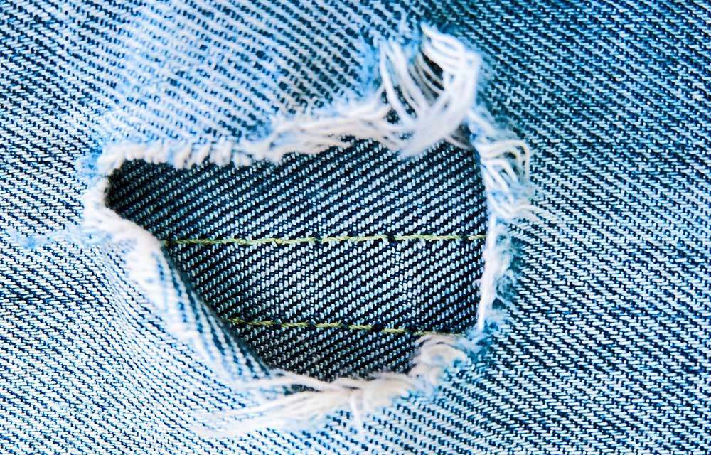How to repair a hole in your jeans | Better Homes and Gardens