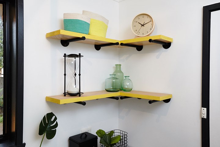 Five Diy Storage Solutions That You Ll, No Drill Shelves Bunnings