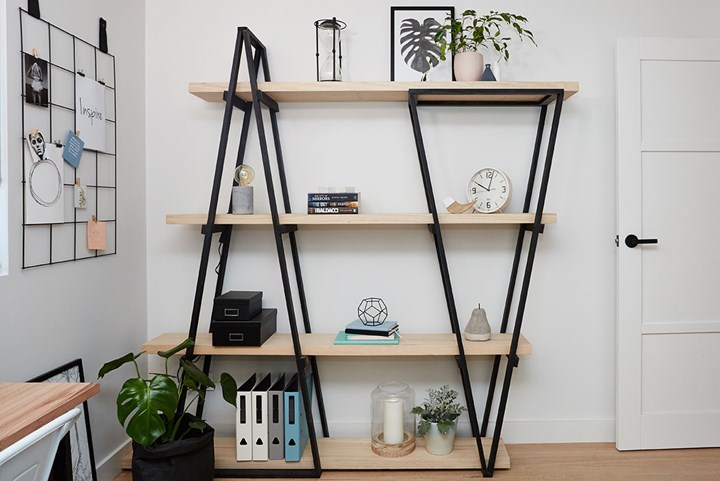 Five Diy Storage Solutions That You Ll, No Drill Shelves Bunnings