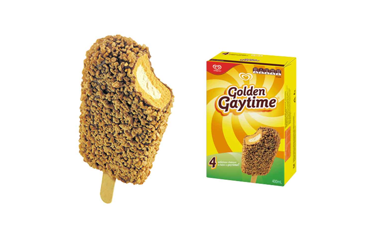 Sometimes a popsicle is just a... You might like to have a Golden Gaytime i...