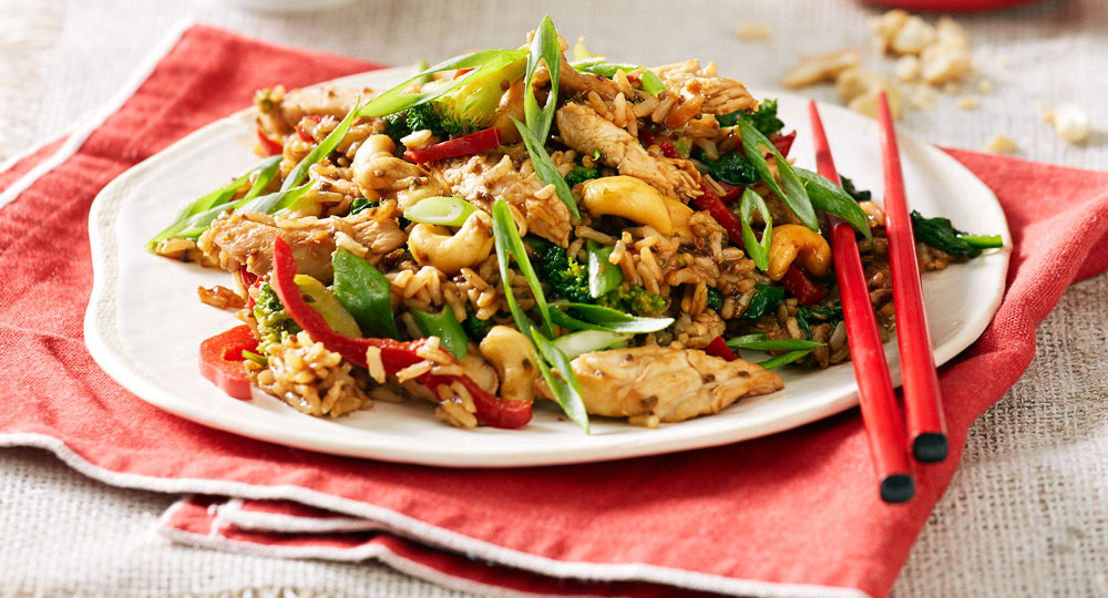 Chicken, chia and rice stir-fry | Better Homes and Gardens
