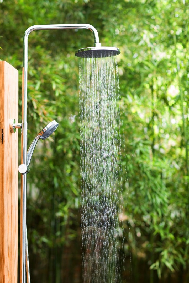 Best Outdoor Shower Ideas, Free Standing Outdoor Shower Kit