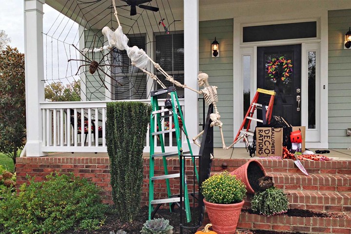19 funny skeleton poses for Halloween | Better Homes and Gardens