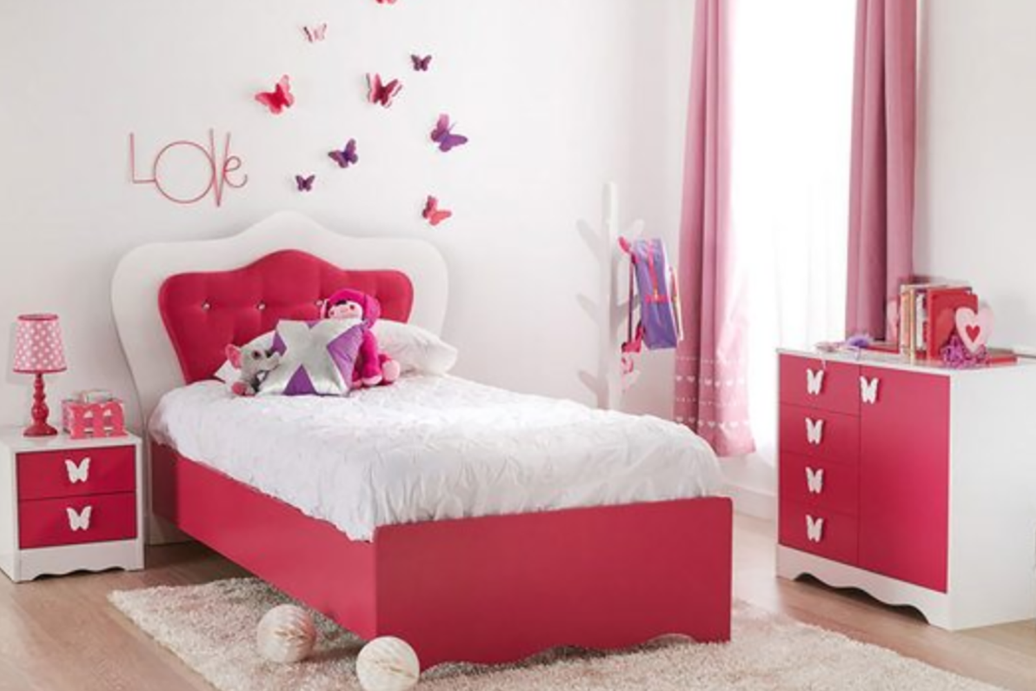 single bed designs for girls
