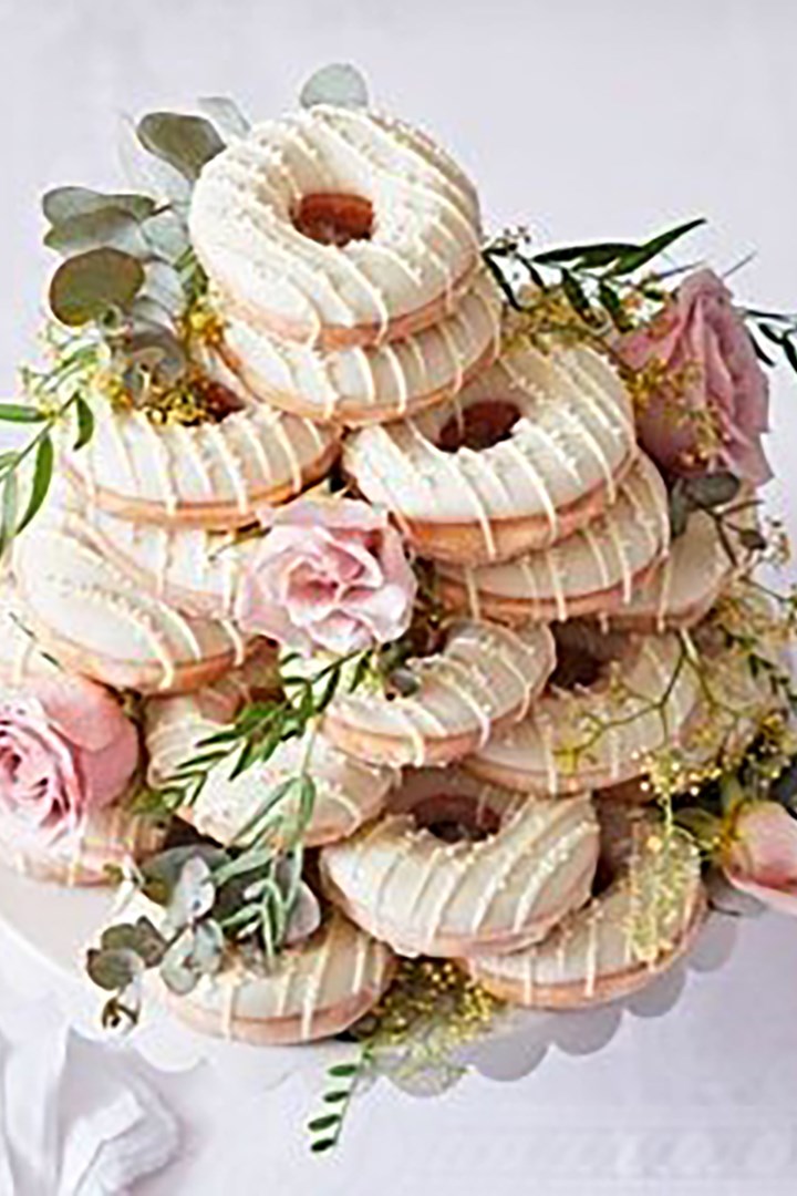 Donuts wedding cake