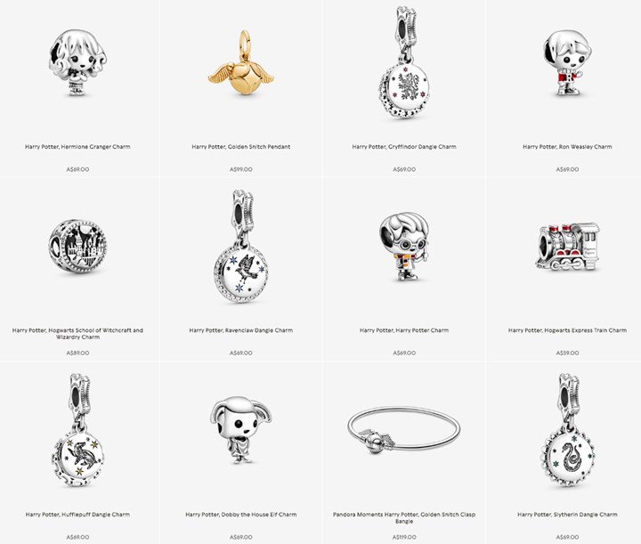 See the whole Pandora x Harry Potter collection here | Better ...