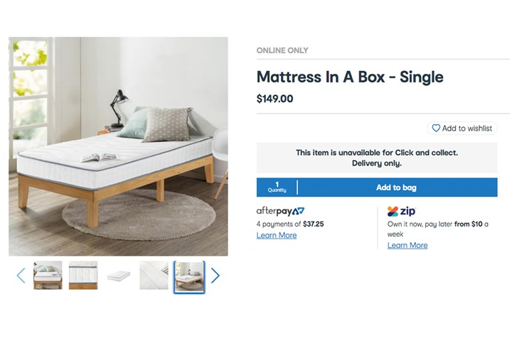 Kmart Now S Mattress In A Box, Kmart Queen Bed Frame Review
