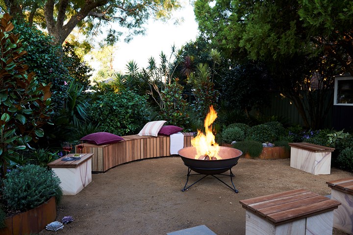 Adam Dovile Make A Fire Pit, Fire Pit In Middle Of Yard