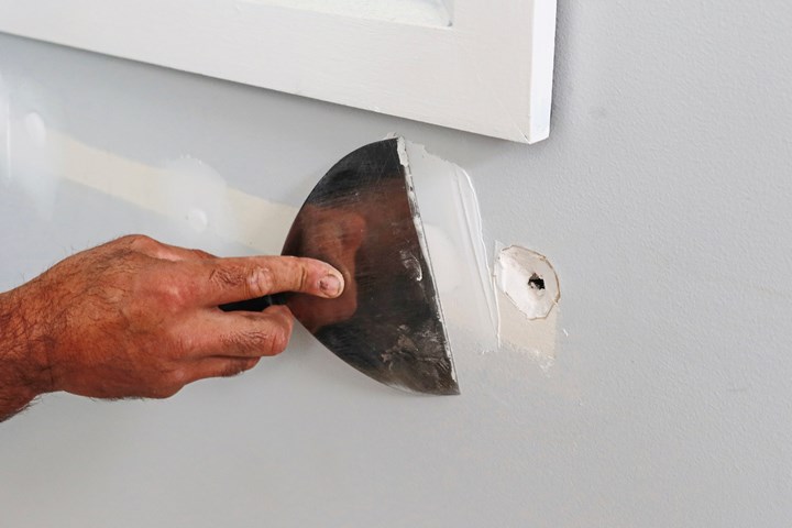 How To Fill Large Holes In The Wall Better Homes And Gardens - How To Fill Big Holes In Plaster Walls