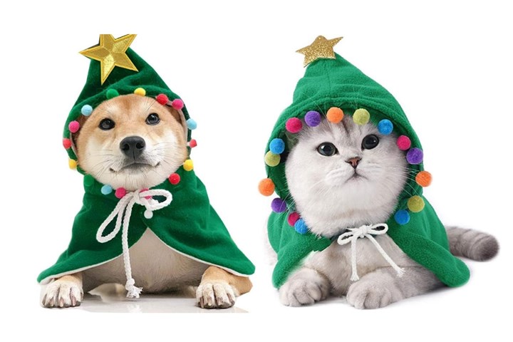 ANIAC Pet Christmas Costume Puppy Christmas Coat
