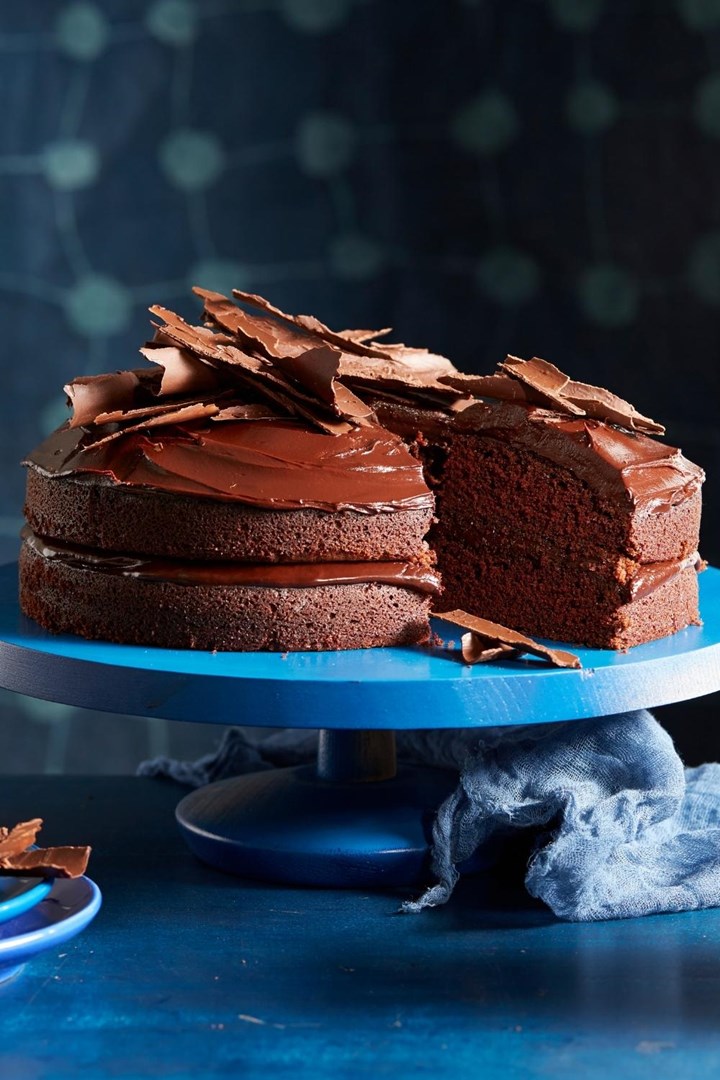 Chocolate devil’s food cake