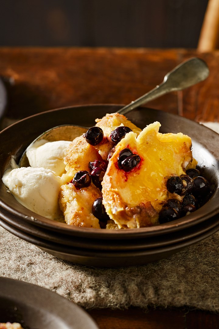 The classic bread pudding we all love but with a berry tangy twist. Made in a slow-cooker, this no-oven recipe is super simple to make and sensational served warm with a scoop of vanilla ice-cream.