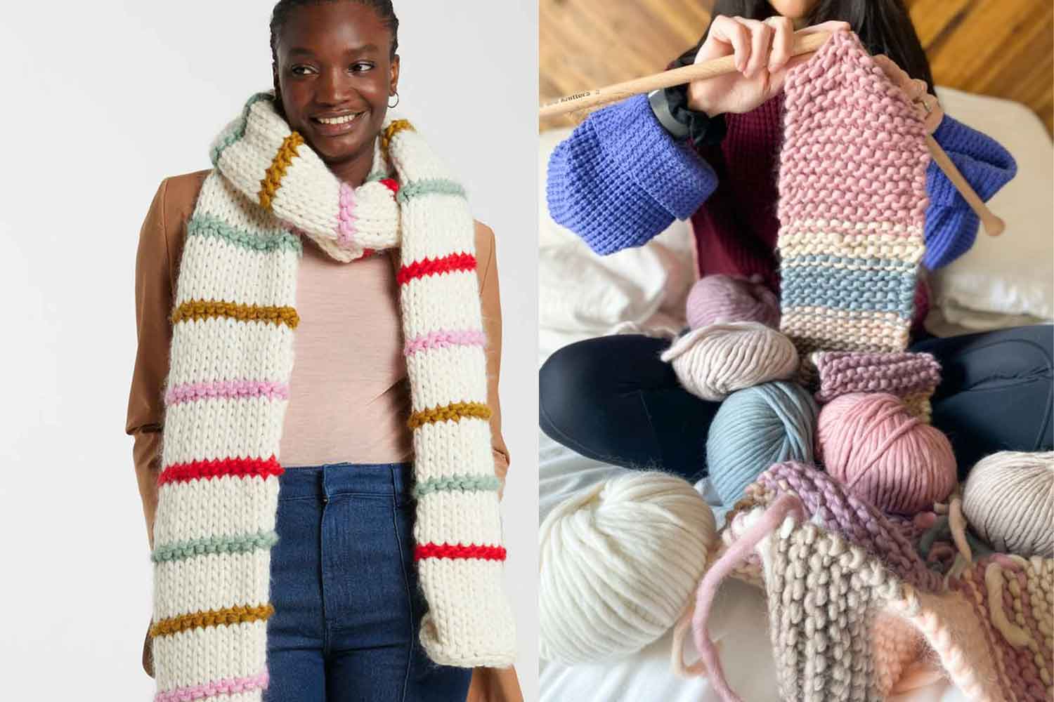 Knitting Scarf Patterns: 6 Free Patterns To Keep You Warm | Better ...