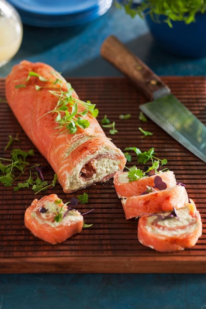 salmon-roulade
