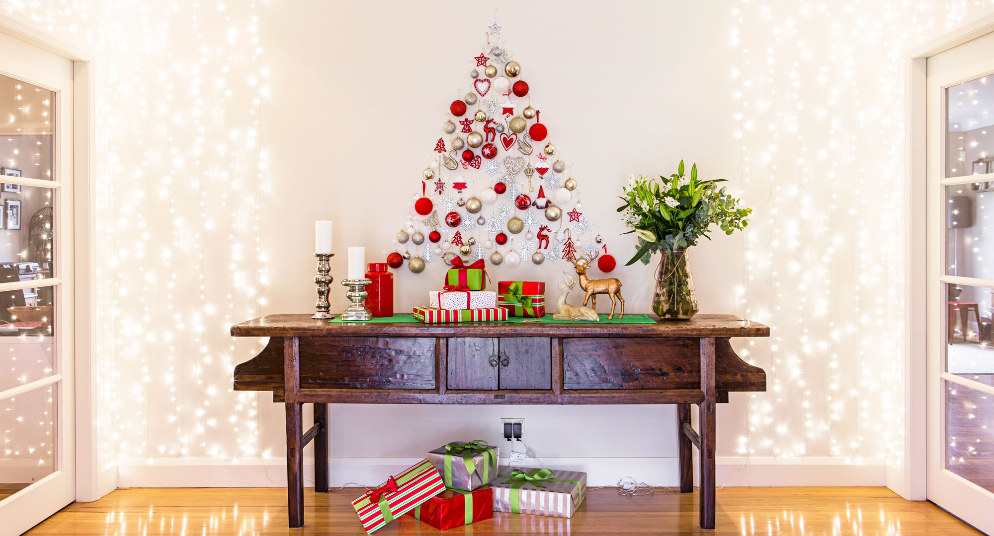 How to make a wall Christmas tree | Better Homes and Gardens