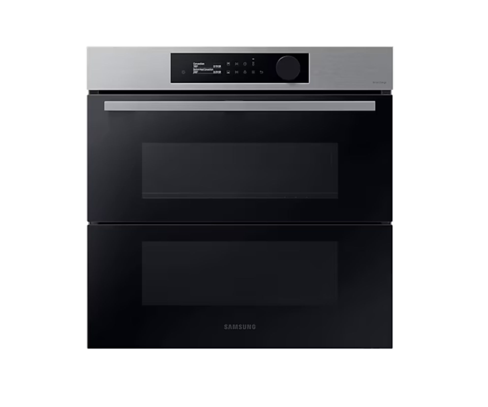 Samsung 76L Built-in Pyrolytic Flex door oven.