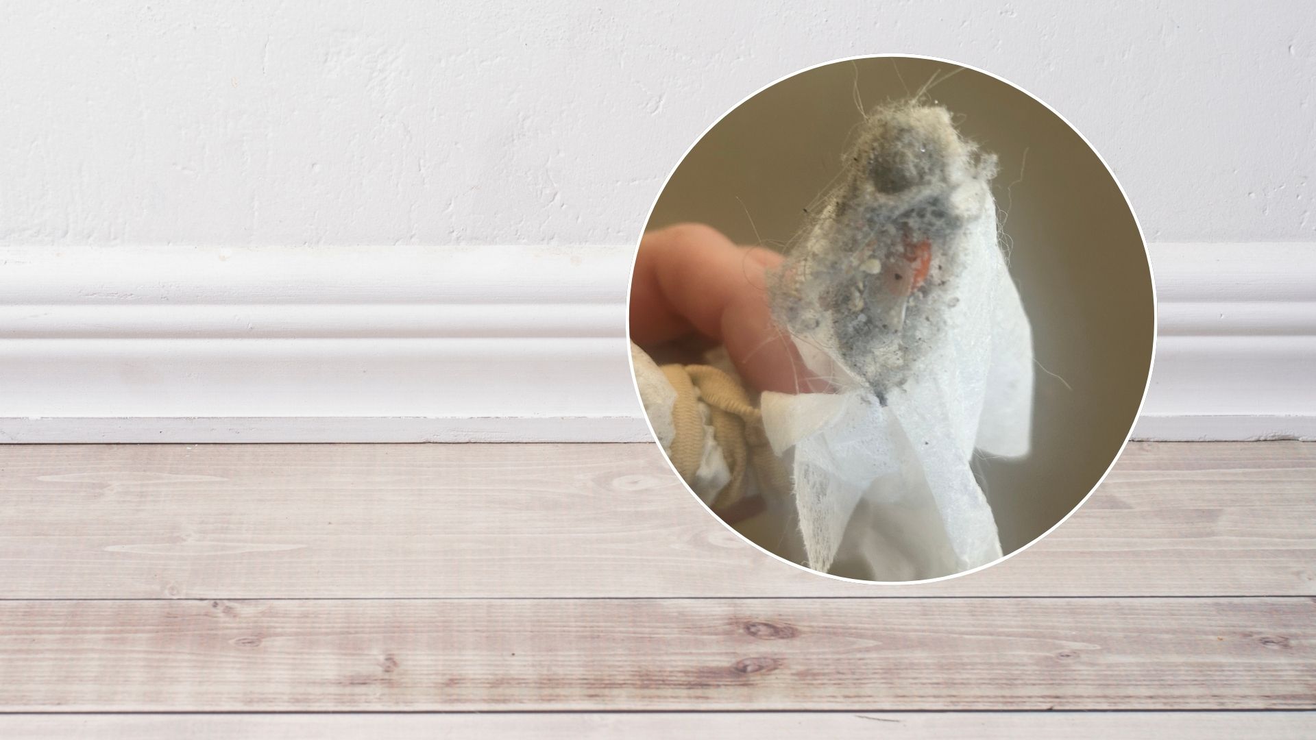Cleaner’s clever tip solves a common skirting board problem