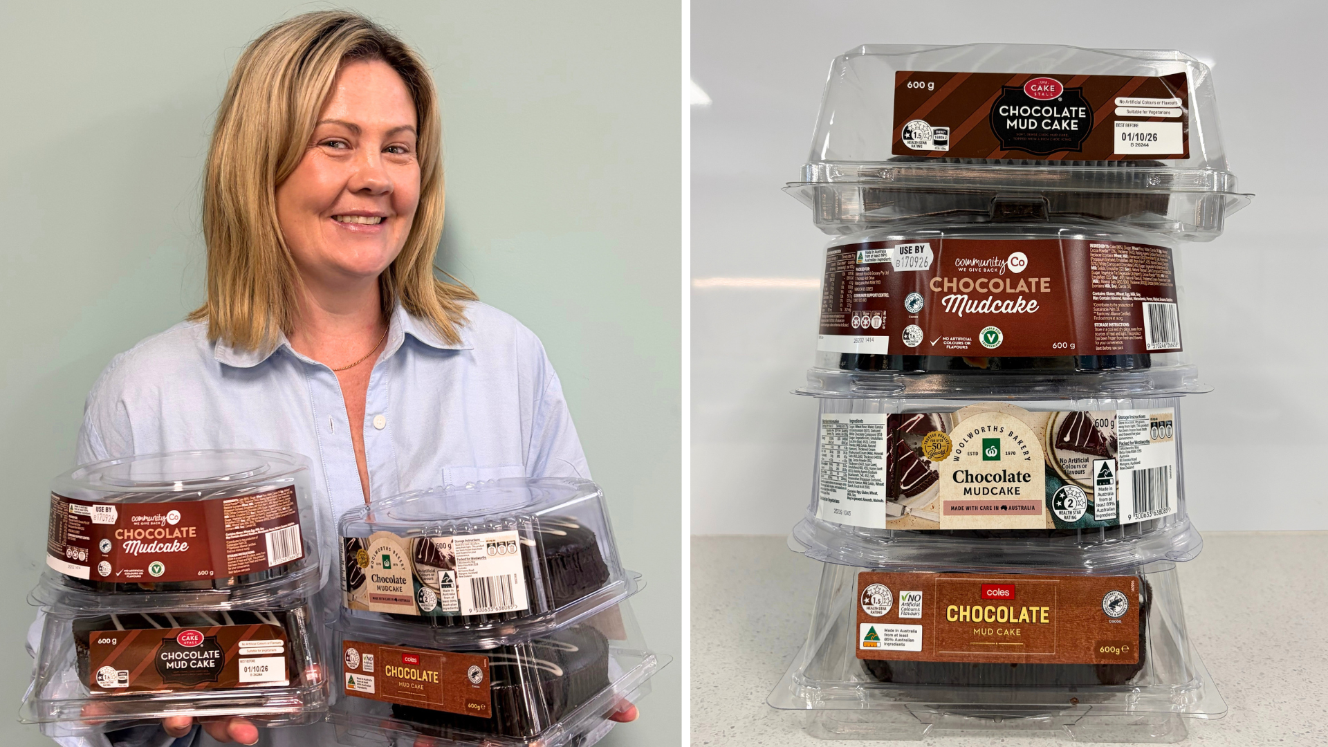 Is the Woolies mud cake truly the best? We blind taste-tested supermarket mud cakes to find out