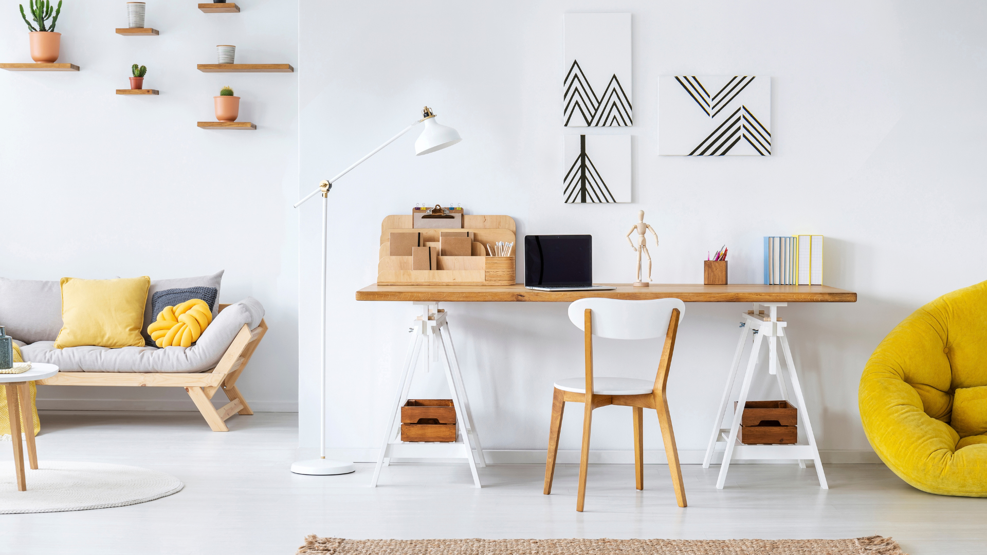 How to set up a home office that matches your favourite design style