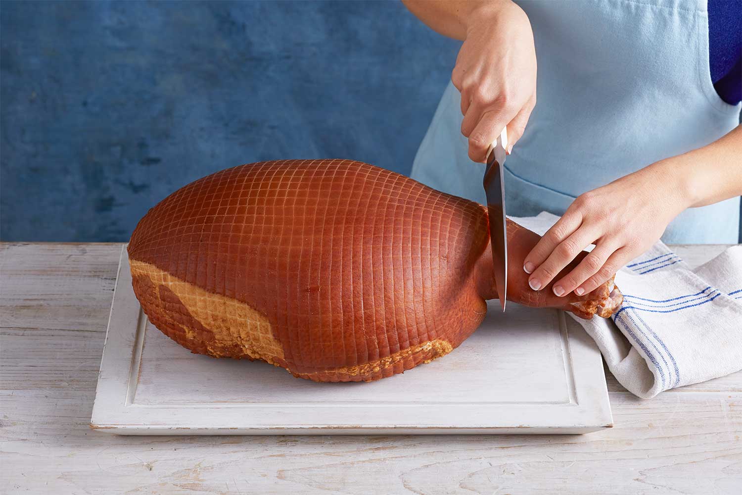 Cherry, spiced rum and rosemary glazed ham recipe Recipe | Better Homes ...
