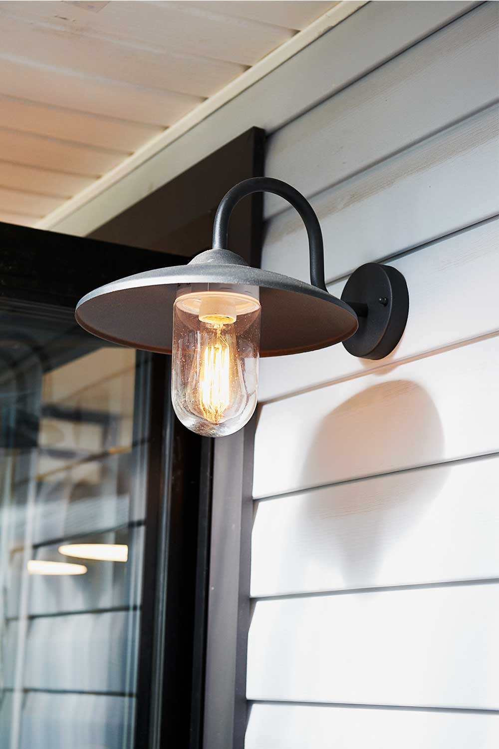 Black outdoor light