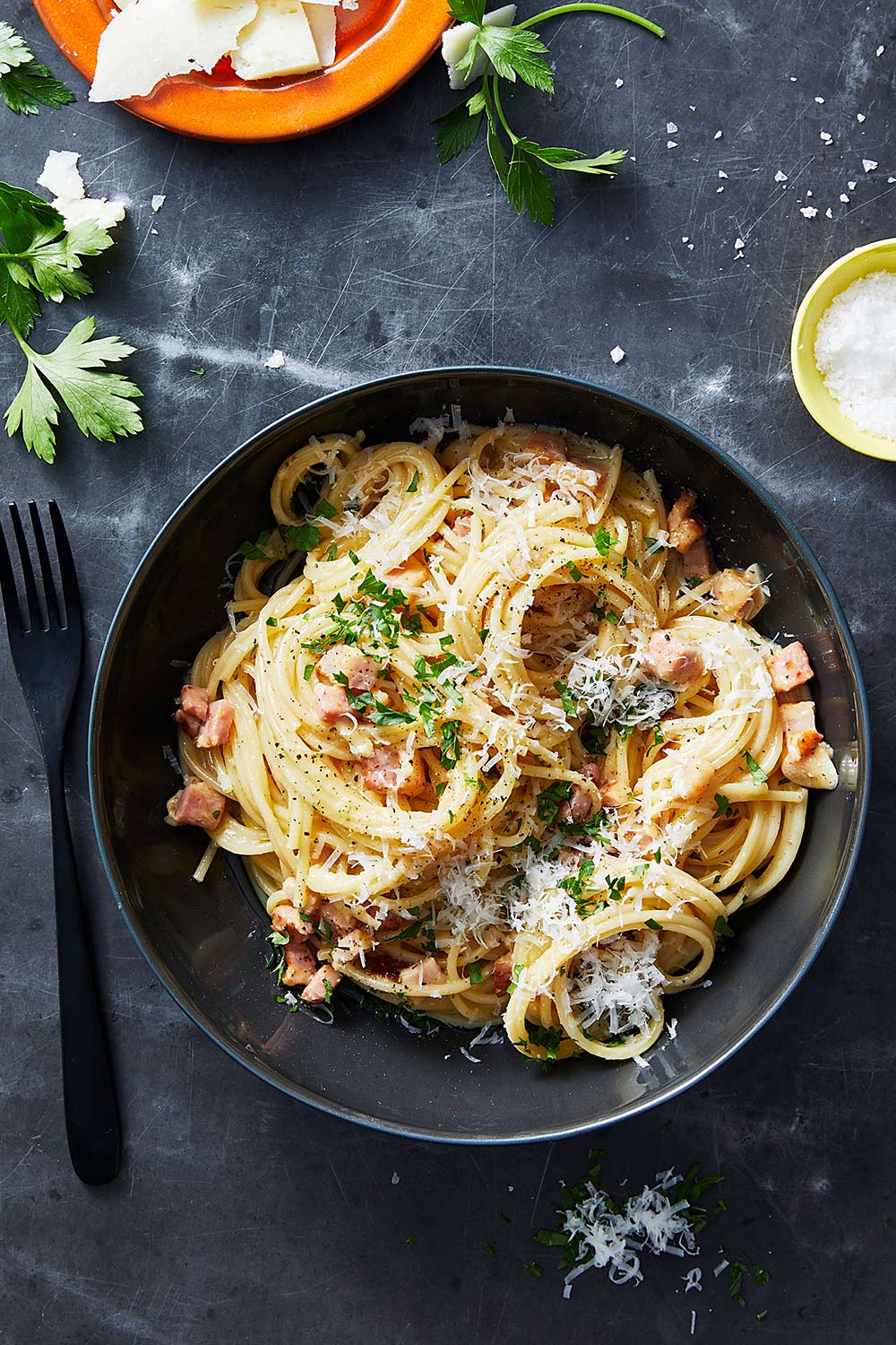Karen Martini's spaghetti carbonara