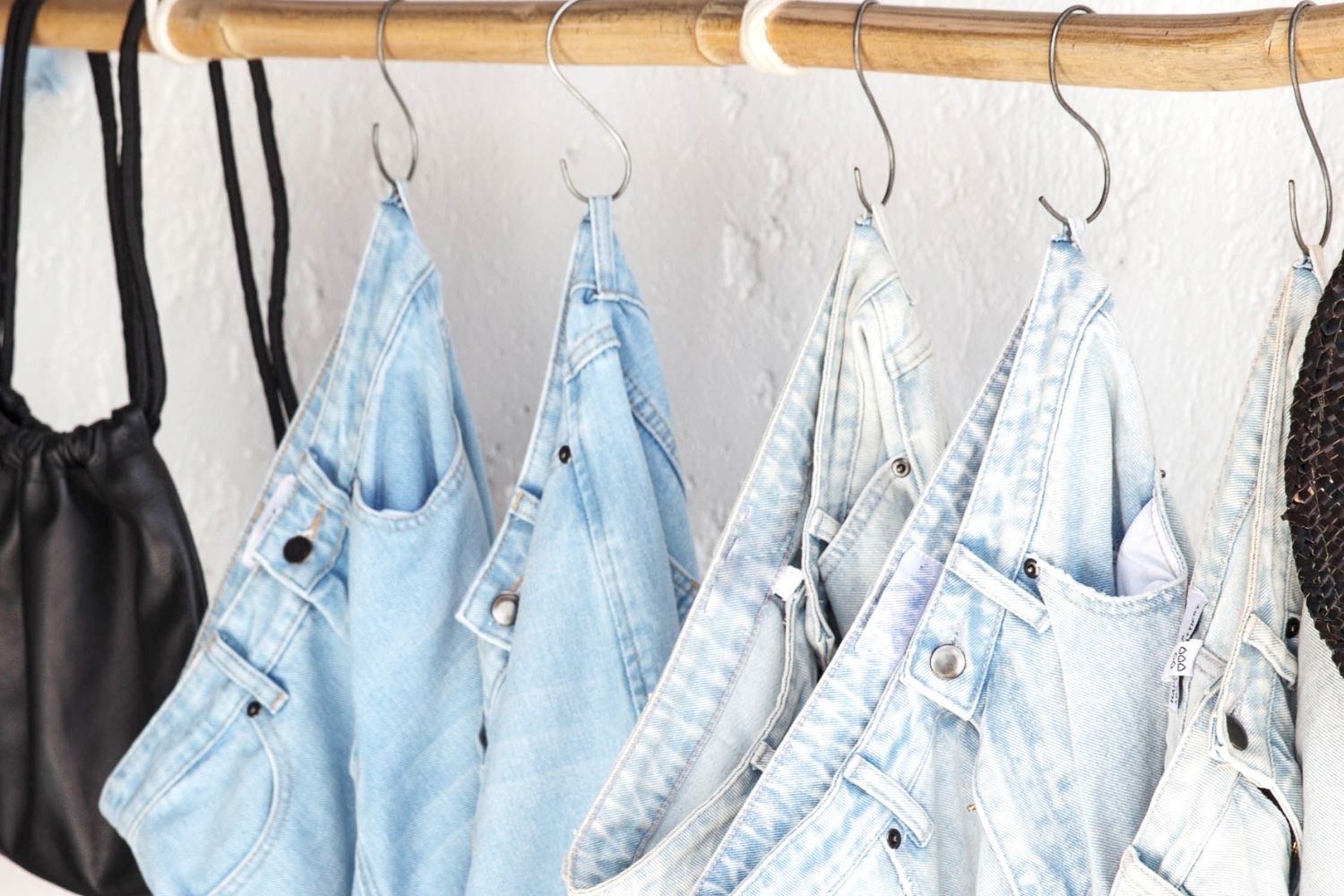 How to hang your jeans using shower curtain hook Better Homes and Gardens