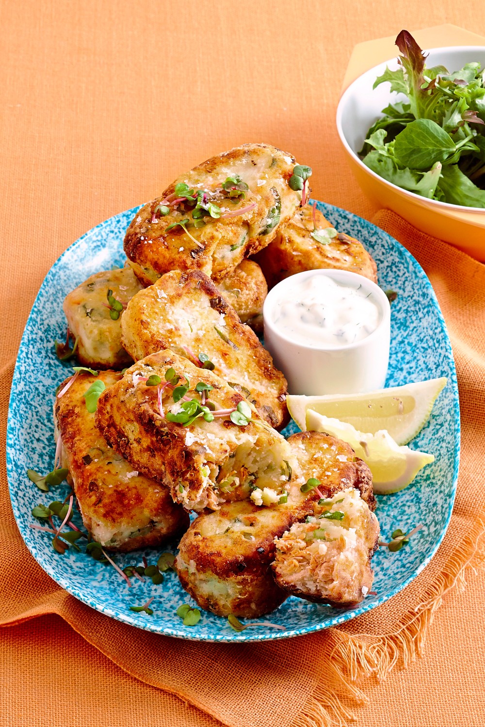 Salmon rissoles recipe Recipe Better Homes and Gardens