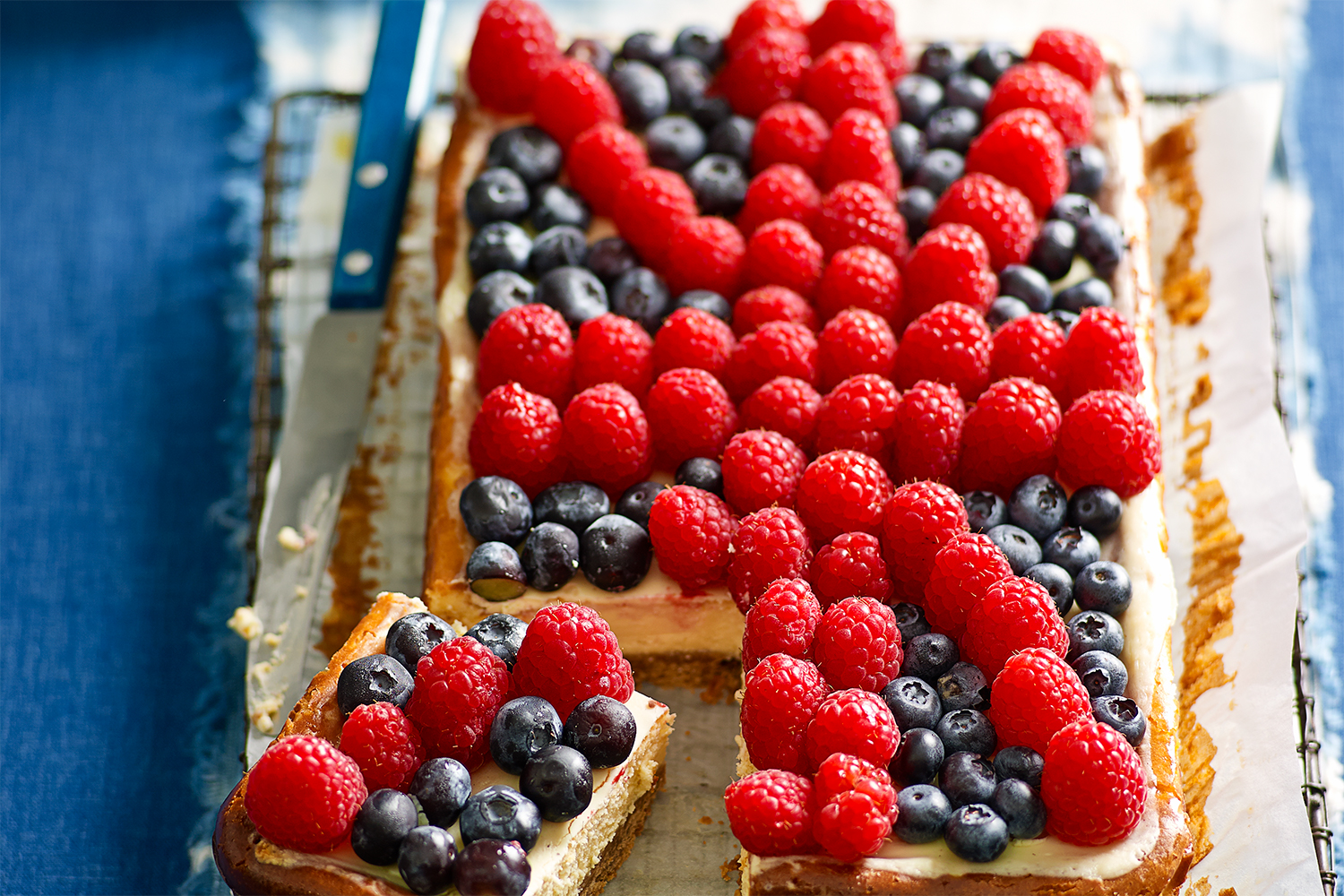 Union Jack Cheesecake Recipe Recipe Better Homes and Gardens