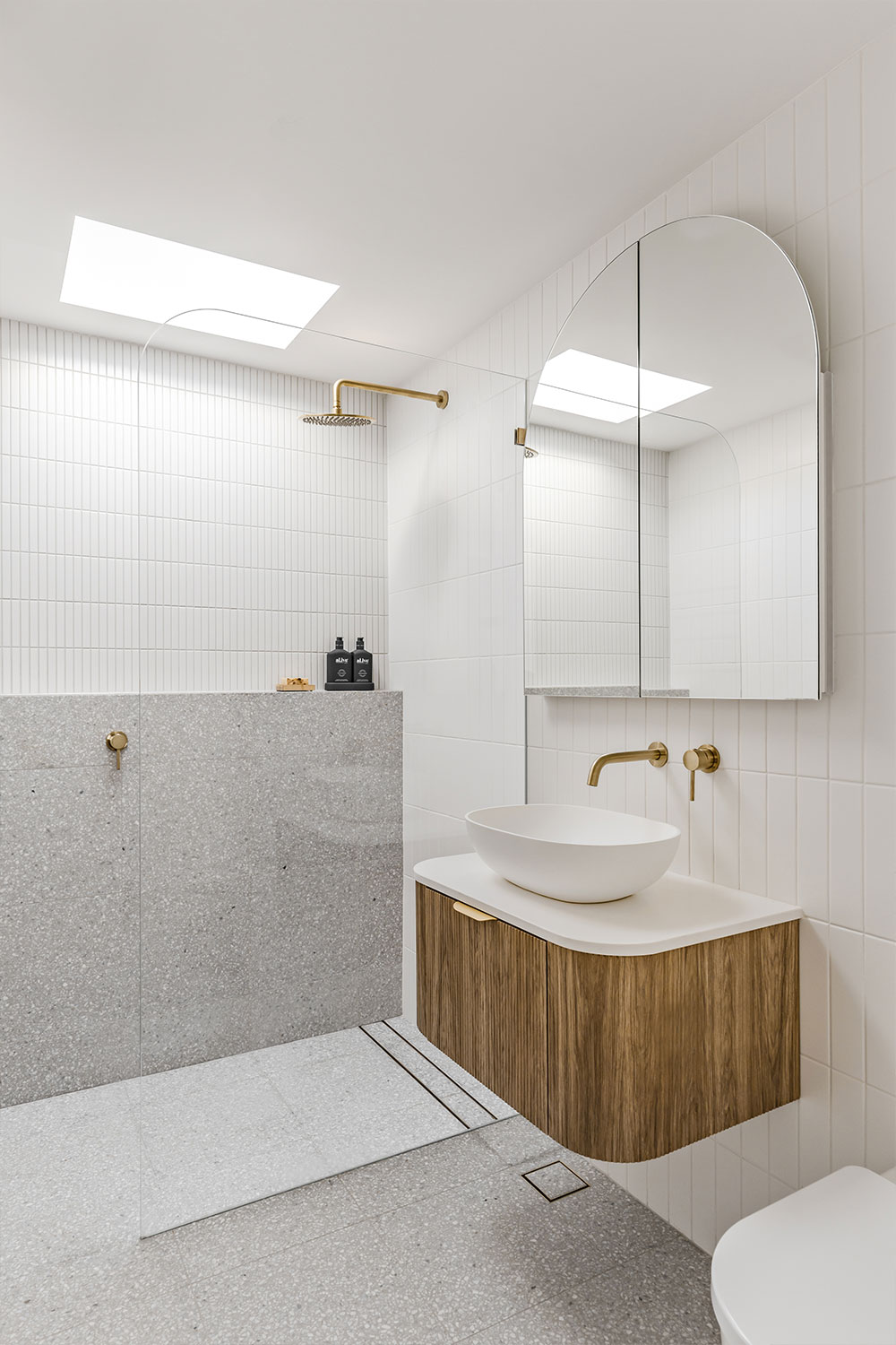 Bathroom with skylight