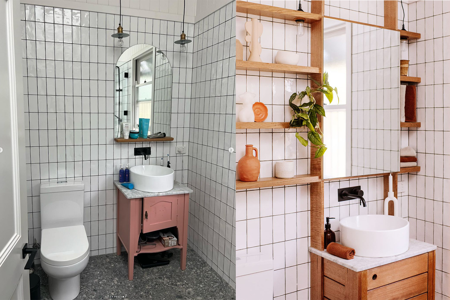 Before and After Bunnings Bathroom Mirror For 400 Better