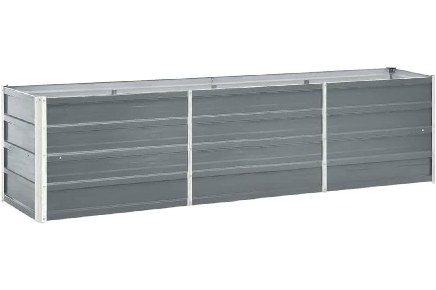 Rectangular raised garden bed