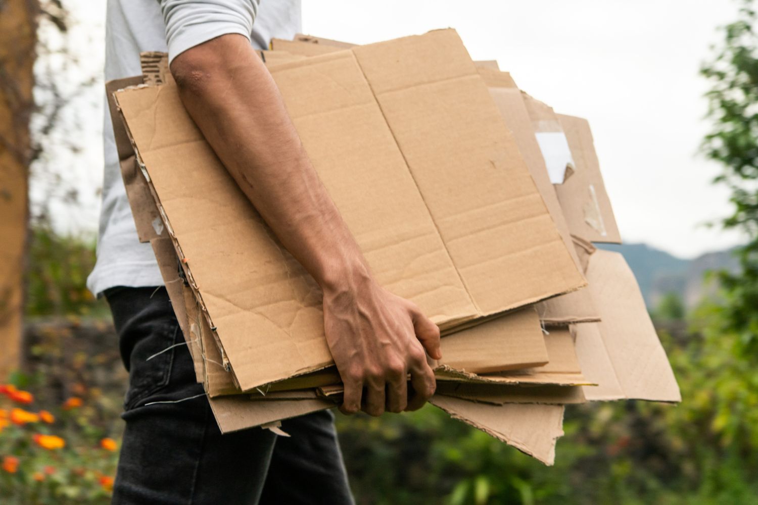 Cardboard Weed Barrier Method Better Homes and Gardens