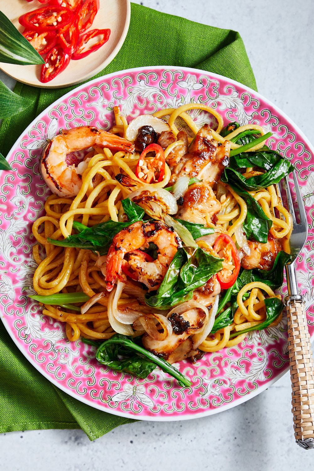 Clarissa’s Hokkien Noodle Recipe With Chicken And Prawns Recipe
