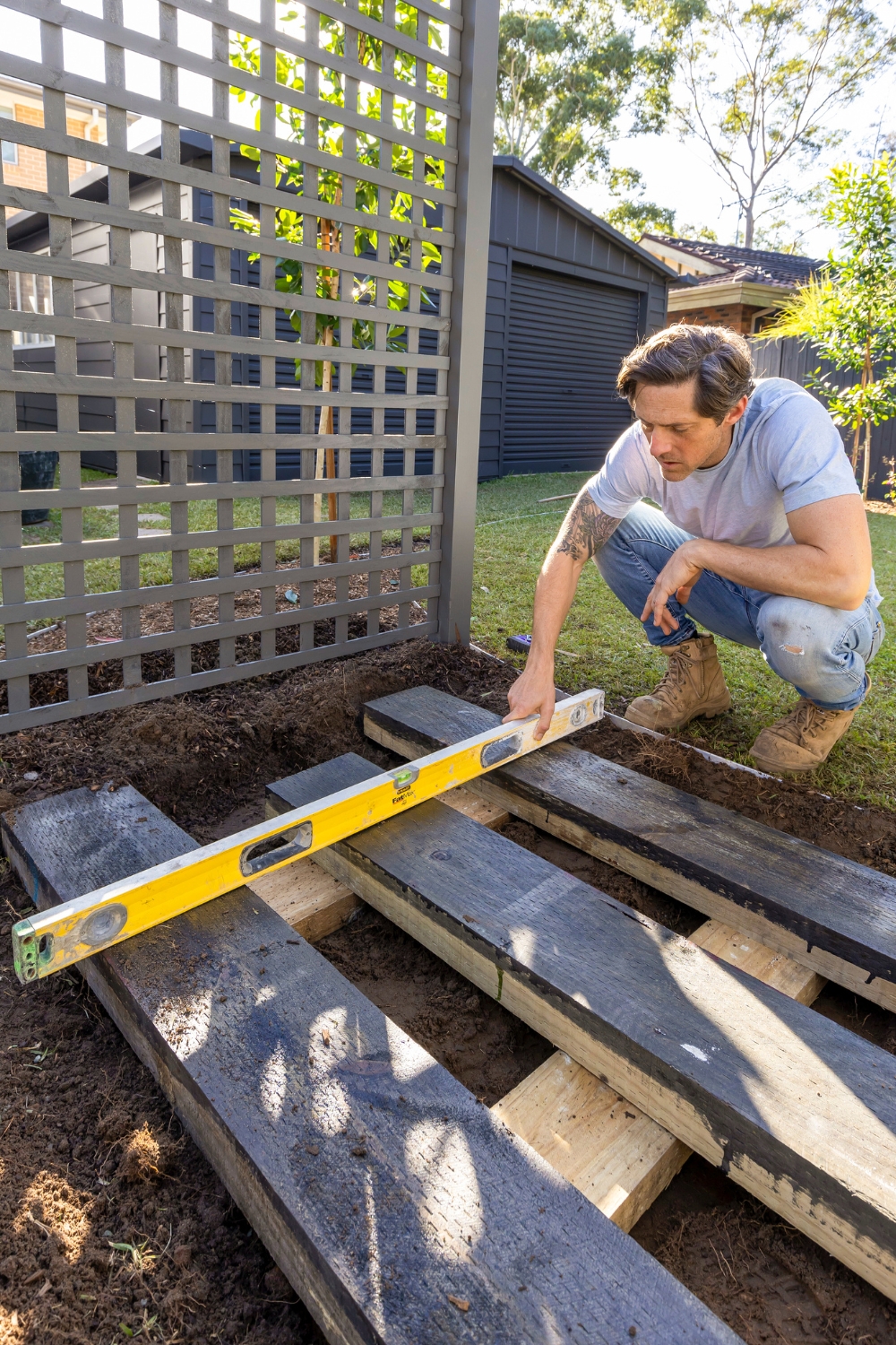 sleeper stepping stones