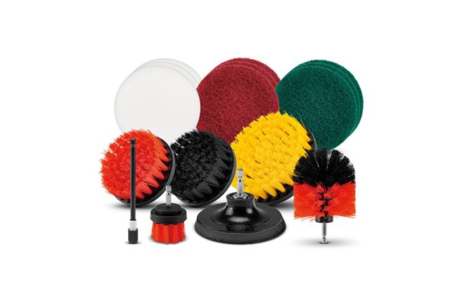 Ozito 16-piece drill cleaning set